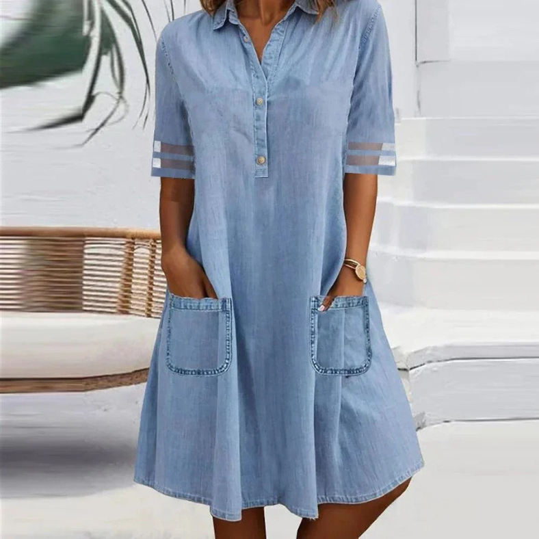 Jill – Denim Minikjole