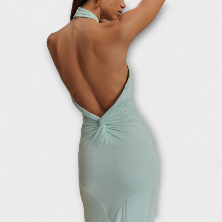 Lagune – Slinky Halter Maxi Kjole