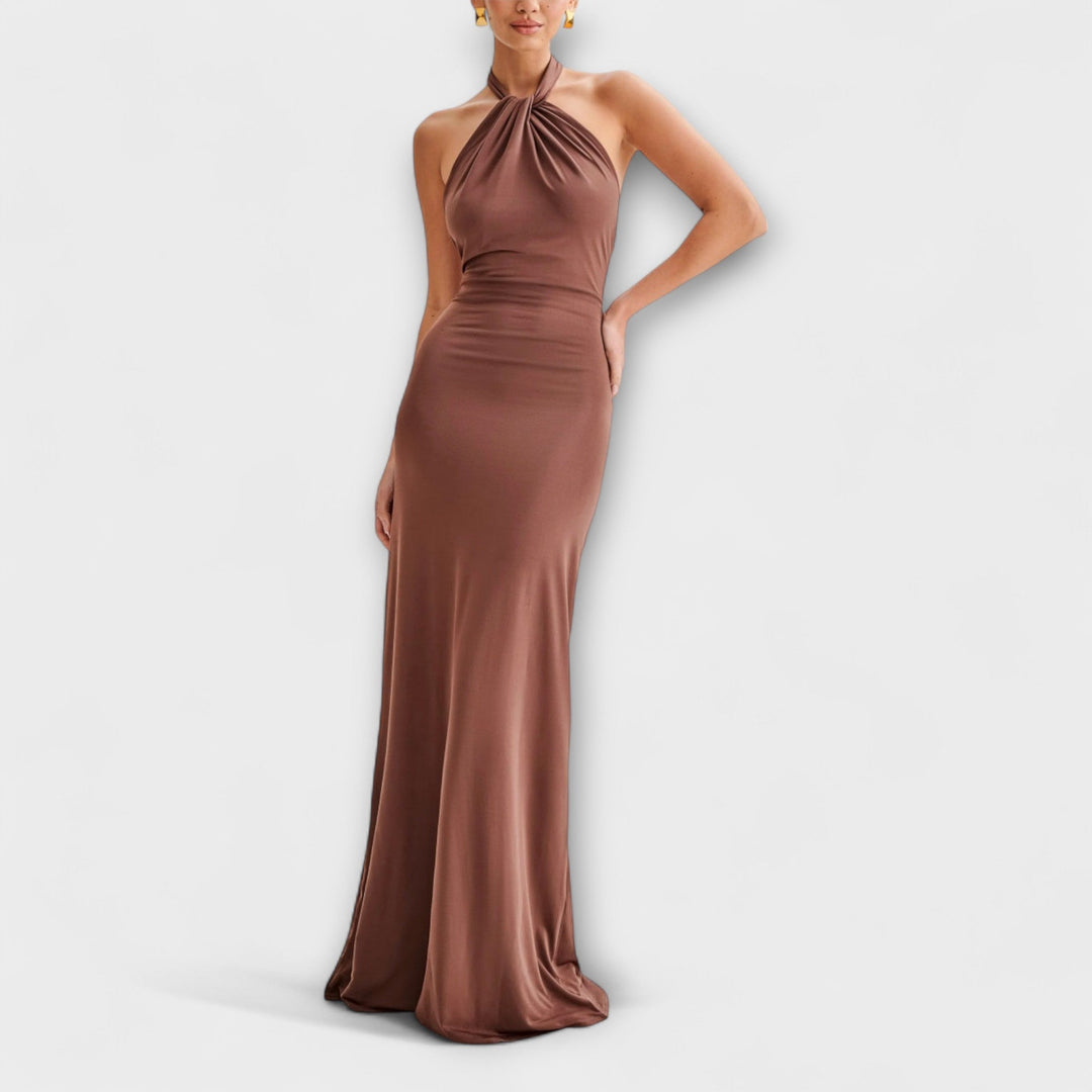 Lagune – Slinky Halter Maxi Kjole