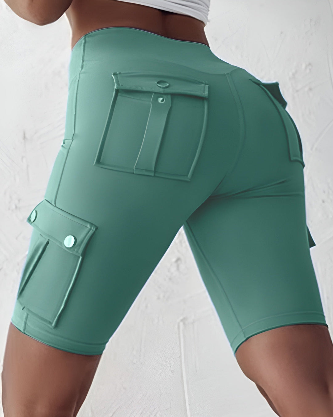 Warda – High-Waisted Shorts med Lommer