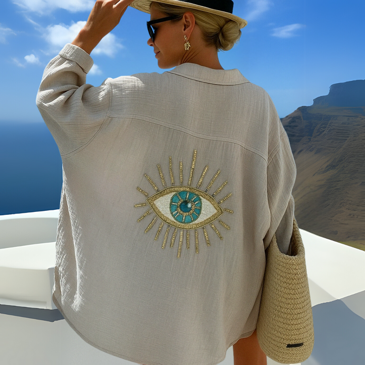 Annemiek – Casual Bluse i Ibiza Stil