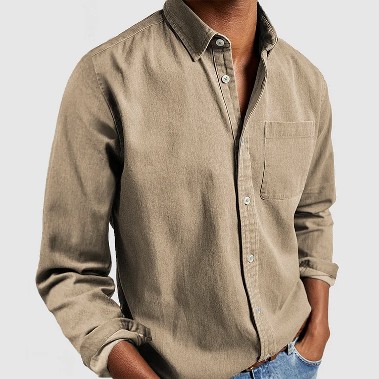 Jacob - Premium Casual Skjorte med Lange Ærmer