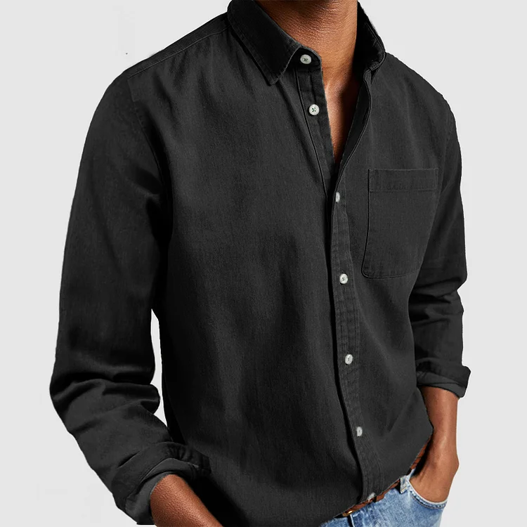 Jacob - Premium Casual Skjorte med Lange Ærmer