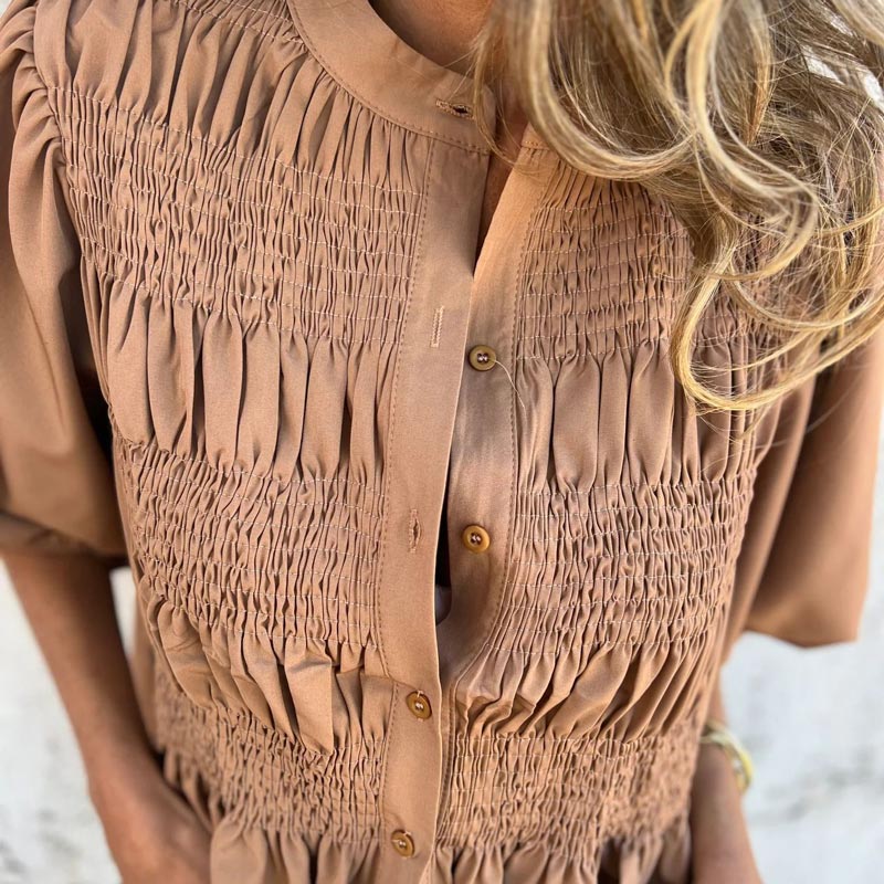 Jette – Elegant Bluse i Ibiza-Stil
