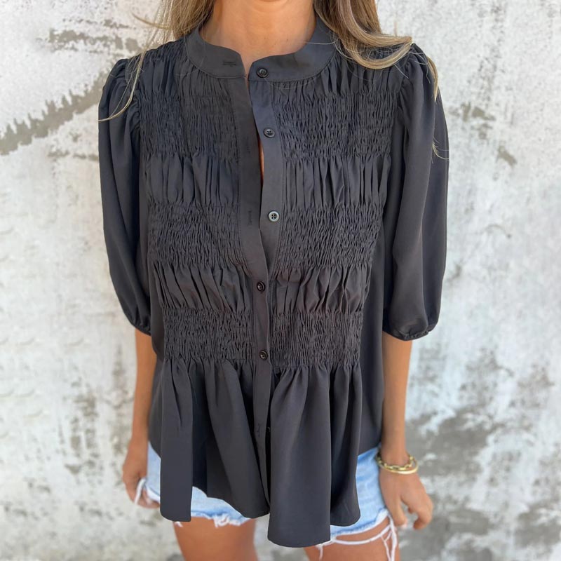 Jette – Elegant Bluse i Ibiza-Stil
