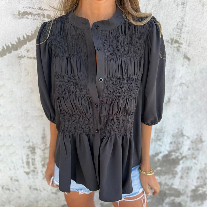 Jette – Elegant Bluse i Ibiza-Stil